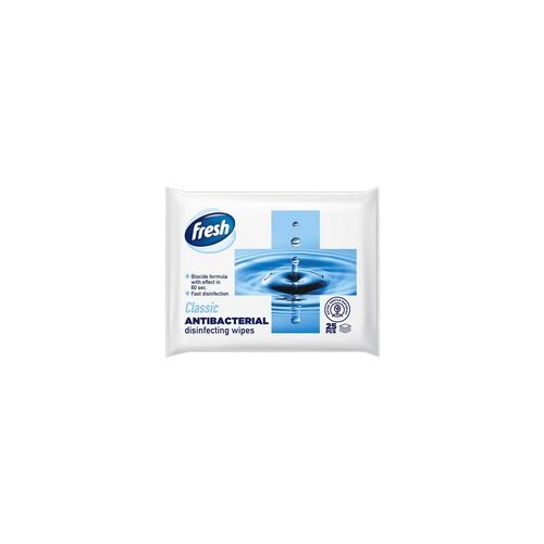 Fresh vlažne maramice Antibacterial classic, 25/1 Slike