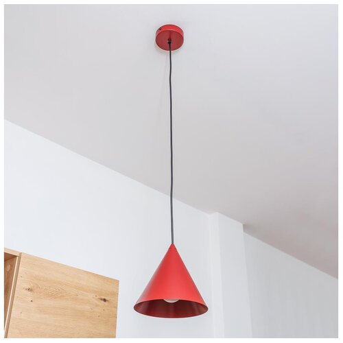  Visilica na sajli ETNA II 1xE27/15W/230V prečnik 18,5 cm crvena Cene