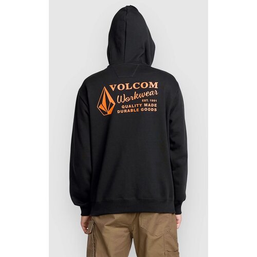 Volcom Workwear Po Pulover s kapuco black Cene