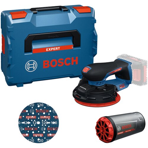 Bosch EXEX18V-150-5 (solo, l-boxx) akumulatorska ekscentar brusilica expert 0601372900 Slike