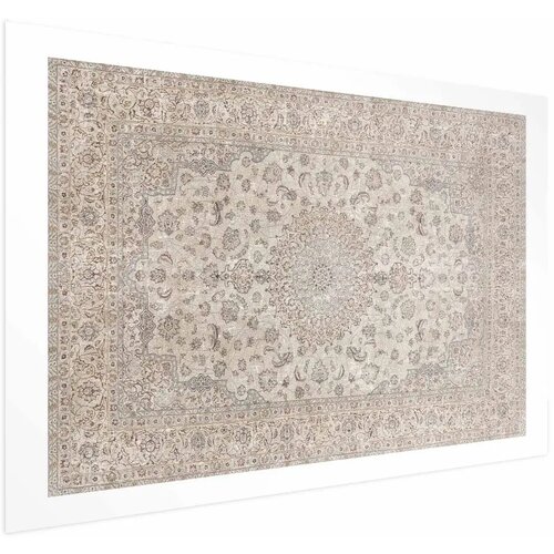  Plakat - Sand Carpet - Worn Persian Rug with Rich Ornamental Motifs 90x60 Bez okvira s margom Cijene