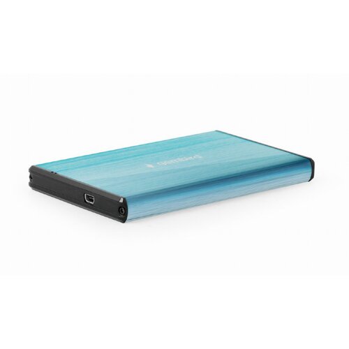 Gembird EE2-U3S-3-B 2,5&amp;quot; USB 3.0 modro aluminjasto prenosno ohi&amp;scaron;je za trdi disk, (5000115379) Slike
