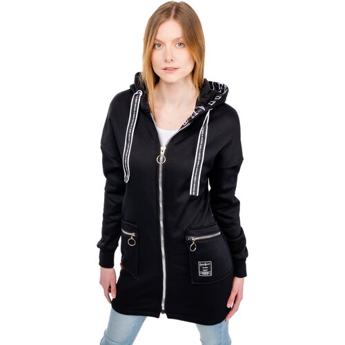 Glano Women&amp;#039;s Stretched Sweatshirt - Black Slike