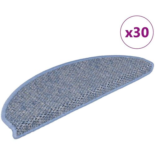  Ljepljivi tepisi za stepenice 30 kom 56x17x3 cm plavi Cijene