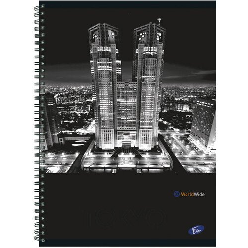 Blok KOLEGIJ A4 KARO 70L CITIES BY NIGHT ELISA Slike