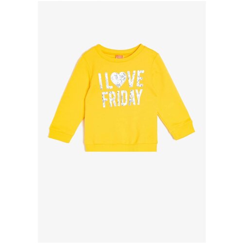 Koton Yellow Baby Girl Sweatshirt Slike