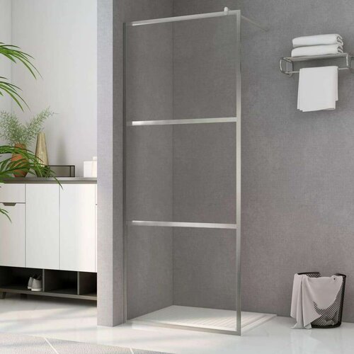 vidaXL Pregrada za tuširanje s prozirnim staklom ESG 100 x 195 cm Cene