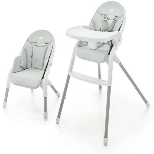 Kinderkraft stolica za hranjenje dinnly light grey KHDINN00LGR00 Slike