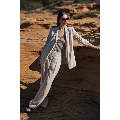Marisse Women's Trousers L-Sp-4322 L.Beige Cene
