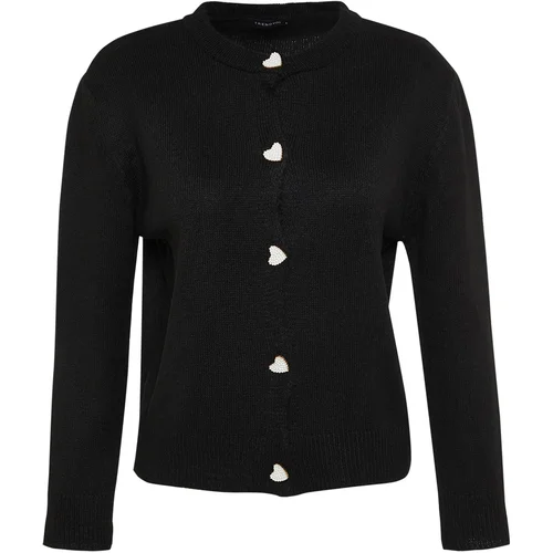 Trendyol Cardigan - Black - Slim fit