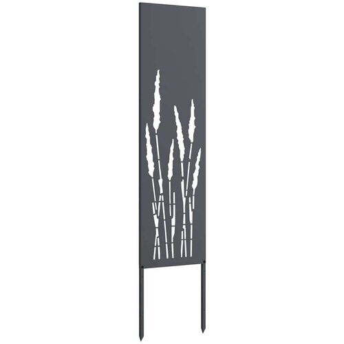 VidaXL Privatnost u vrtu Antracit 32 x 140 cm Hladno valjana čelična Slike