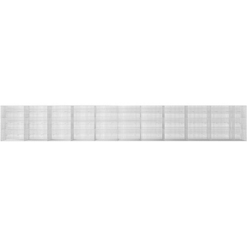  Gabion s žicom debljine 3,5 mm i mrežom 5x2,5 cm 1050x30x150 cm Slike