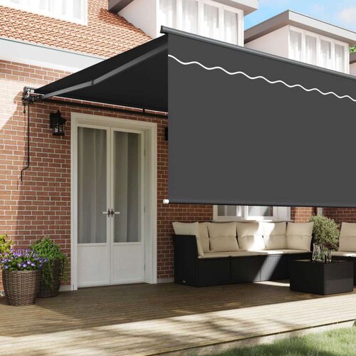 vidaXL Tenda Antracit 500 × 300 cm Poliester i aluminij Cene