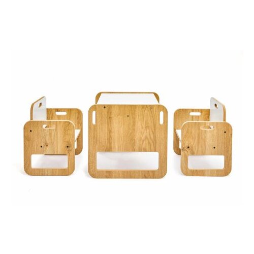 Hanah home Dječiji set Sto i stolice, 40x35x38cm, Bijela Slike