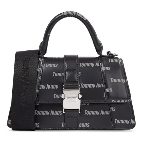 Tommy Jeans Ročna torba Tjw Item Crossover Print AW0AW15650 Črna