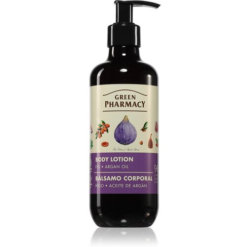 Green Pharmacy Body Care Fig & Argan Oil hranilni losjon za telo 400 ml Cene