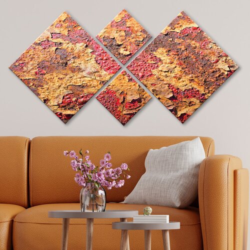 Wallity slika 4MDF1081098, 60x115 cm, 4 dela Cene