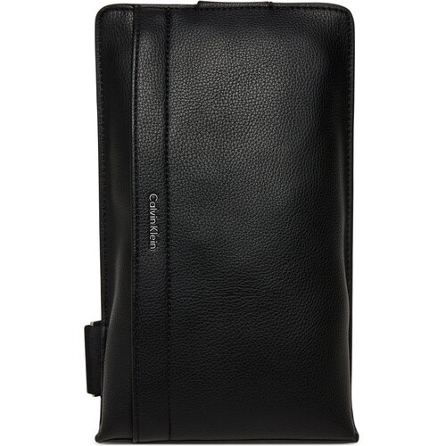 Calvin Klein Torbica za okrog pasu Raised Square Sling LV04D3271G Črna Slike