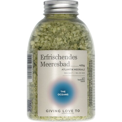 GIVING LOVE TO Kopalna sol &amp;quot;Osvežilna morska kopel&amp;quot; - The Ocean - 400 g Slike