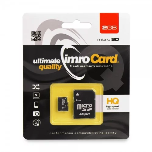 Imro SPOMINSKA KARTICA 2GB micro SD z adapterjem
