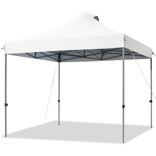 Costway Vodoodporni vrtni &scaron;otor Vrtni paviljon 3 x 3 m bele barve, (5000249923) Cene