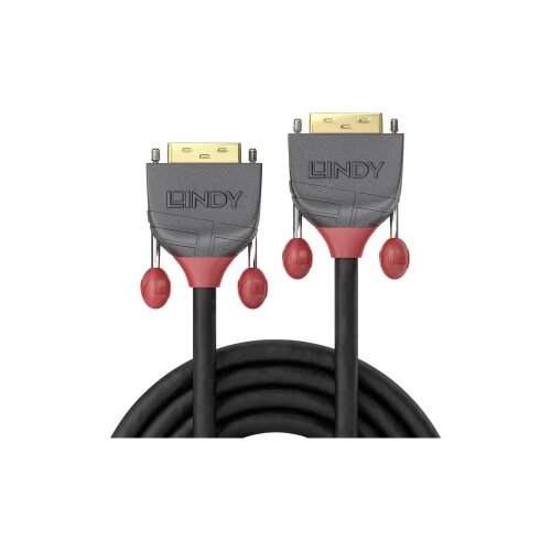 Lindy DVI priključni kabel DVI-D 18+1-polni utikač, DVI-D 18+1-polni utikač 10.00 m crna 36240 DVI kabel Cijene