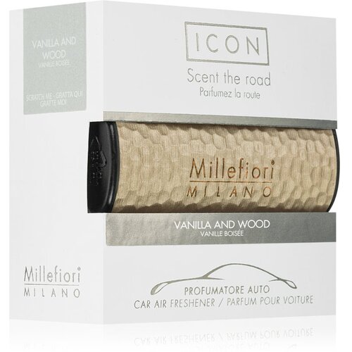 MILLEFIORI Icon Vanilla &amp;amp; Wood miris za auto IV. 1 kom Slike