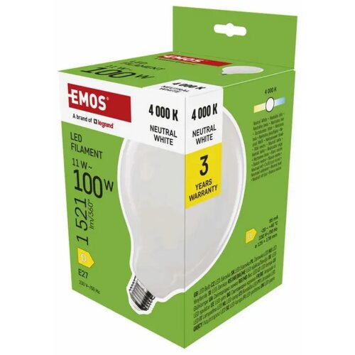 Emos zf2d63 Led sijalica filament g125 11w(100w) 1521lm e27 nw ( 3491 ) Cene