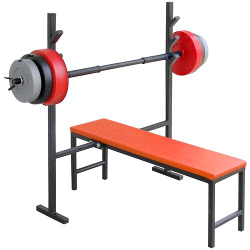 IRON SPORT Benc klupa i tegovi - Benc klupa «LEON» i tegovi 37kg + šipka - proizvodac Cene
