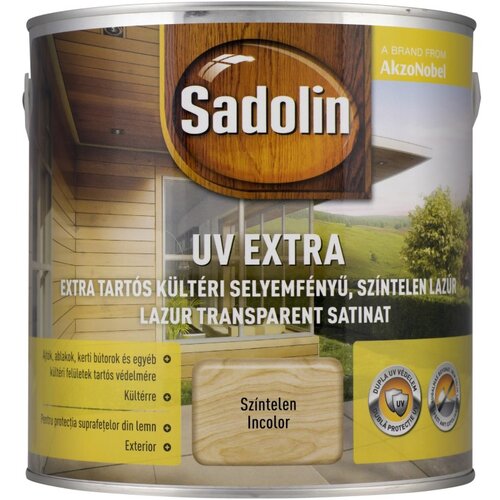 Sadolin Debeloslojna lazura s topilom UV Extra (brezbarvna, 2,5 l) Cene