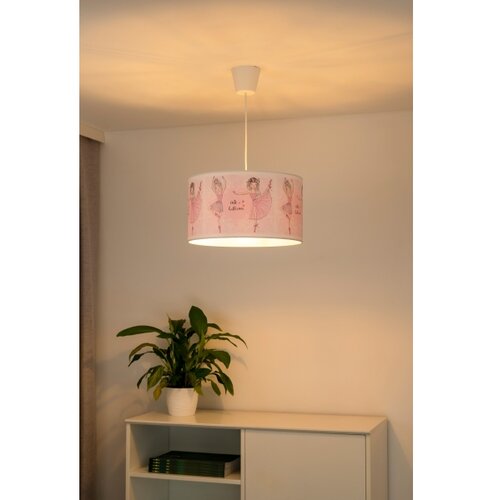  Duolla - Dečiji luster na sajli PRINT M 1xE27/40W/230V prečnik 35 cm balerine Slike