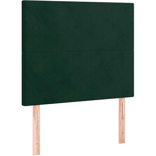 Box spring krevet s madracem tamnozeleni 80 x 200 cm bar&amp;scaron;unasti Slike