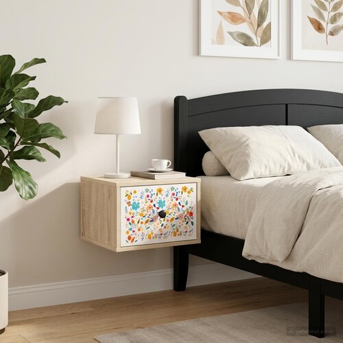  Wall-mounted noćni ormarić MAINZ Hrast sonoma 36 x 33 x 25 cm Cijene