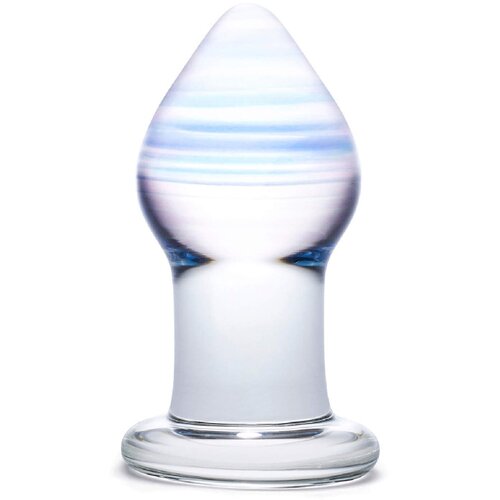 GLAS Amethyst Rain - stakleni analni dildo (prozirno ljubičasti) Cijene