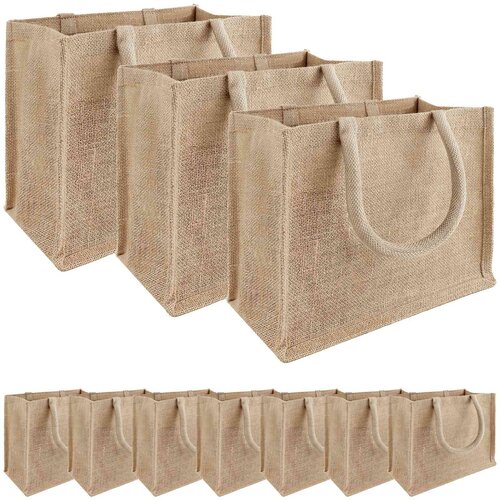  Torbe od jute 10 Prirodna 26 x 22 x 14 cm 100% Jut Cijene