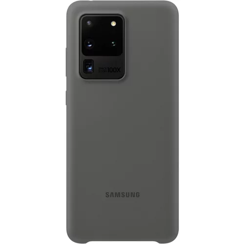 Samsung original silikonski ovitek ef-pg988tje za galaxy s20 ultra g988 - siv