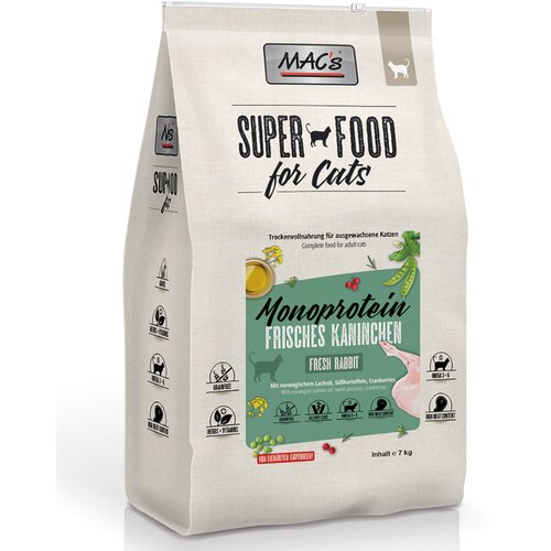 MAC's Superfood for Cats Adult Monoprotein kunić - 2 x 7 kg Cijene