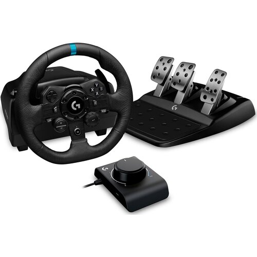 Logitech G923 dirkalni volan s pedali in Racing adapter črne barve za PS5 &amp;amp; PS4 &amp;amp; PC Slike