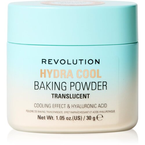 Makeup Revolution Hydra Cool Loose Baking Powder posvetlitveni puder v prahu s hladilnim učinkom 30 g Slike