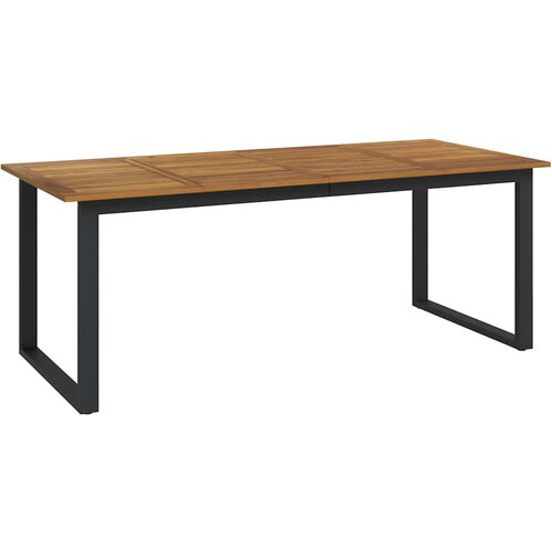 vidaXL Vrtni stol s U-nogama 200 x 90 x 75 cm od masivnog drva bagrema Cene