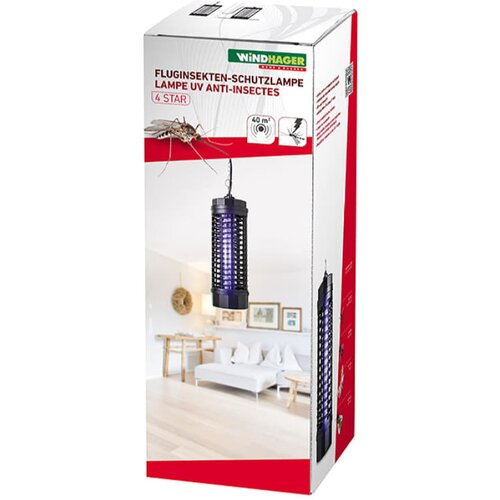 Windhager uređaj za za&amp;scaron;titu od insekata Schutzlampe 4 Star (1.000 V, Učinkovitost: 40 m&amp;sup2;) Slike