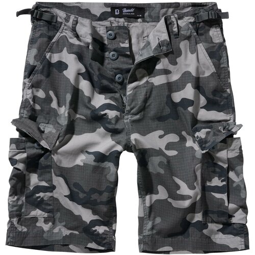 Brandit Men's BDU Ripstop Shorts - Grey/Camouflage Slike