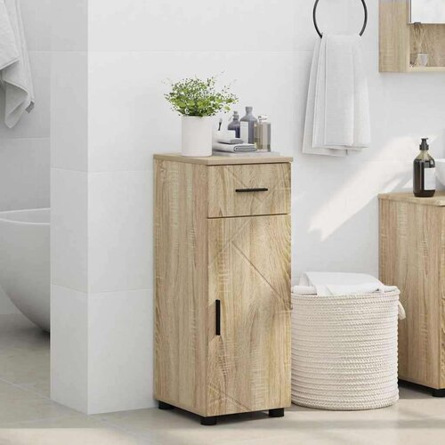 VidaXL Kupaonski ormar sonoma hrast 30 x 35 x 80 cm Konstruirano drvo Slike