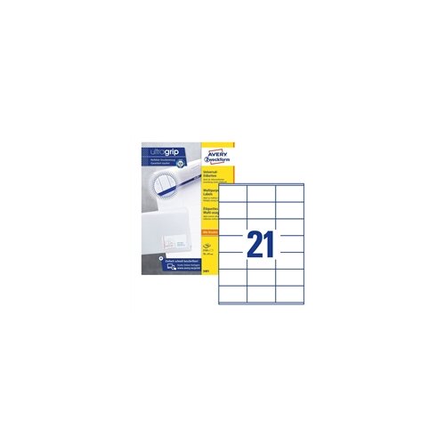 Avery Zweckform Naljepnice Zweckform 3481 70 mm x 41 mm, bijele Cijene