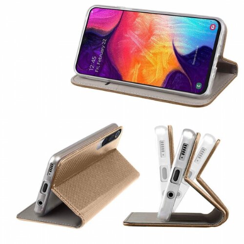  Magnetna preklopna torbica iPhone 14 Pro - zlata Slike