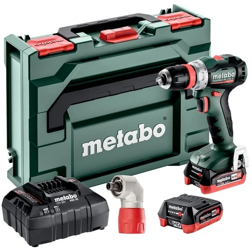 Metabo akumulatorski vrtalni vijačnik PowerMaxx BS 12 BL Q Set 2x4,0Ah LiHD, 601045920