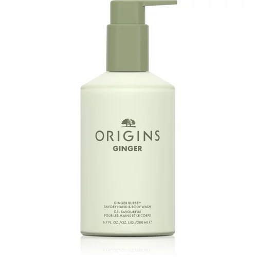 Origins Ginger Burst™ Savory Hand & Body Wash gel za prhanje za roke in telo 200 ml