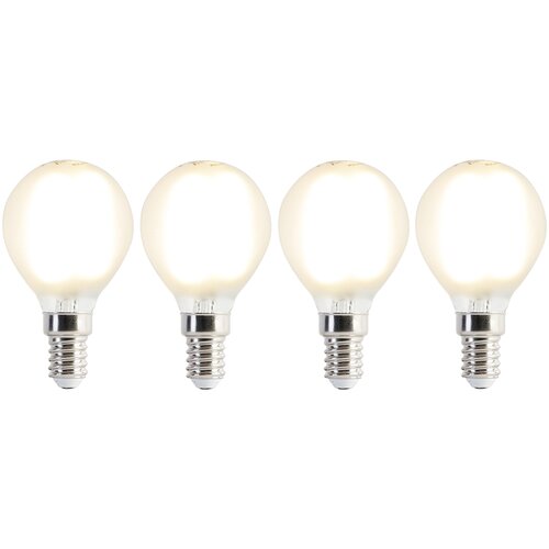 LUEDD Set 4 LED sijalk E14 P45 mat 3,5W 360 lm 2700K Cene