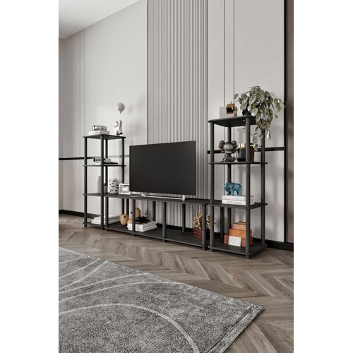 Hanah home Hanah Kućna TV komoda Grand, 188x106x34 cm, Crna Cijene