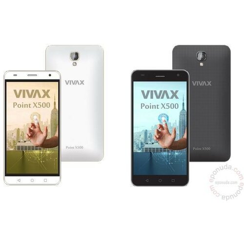 Vivax Point X500 white mobilni telefon Slike